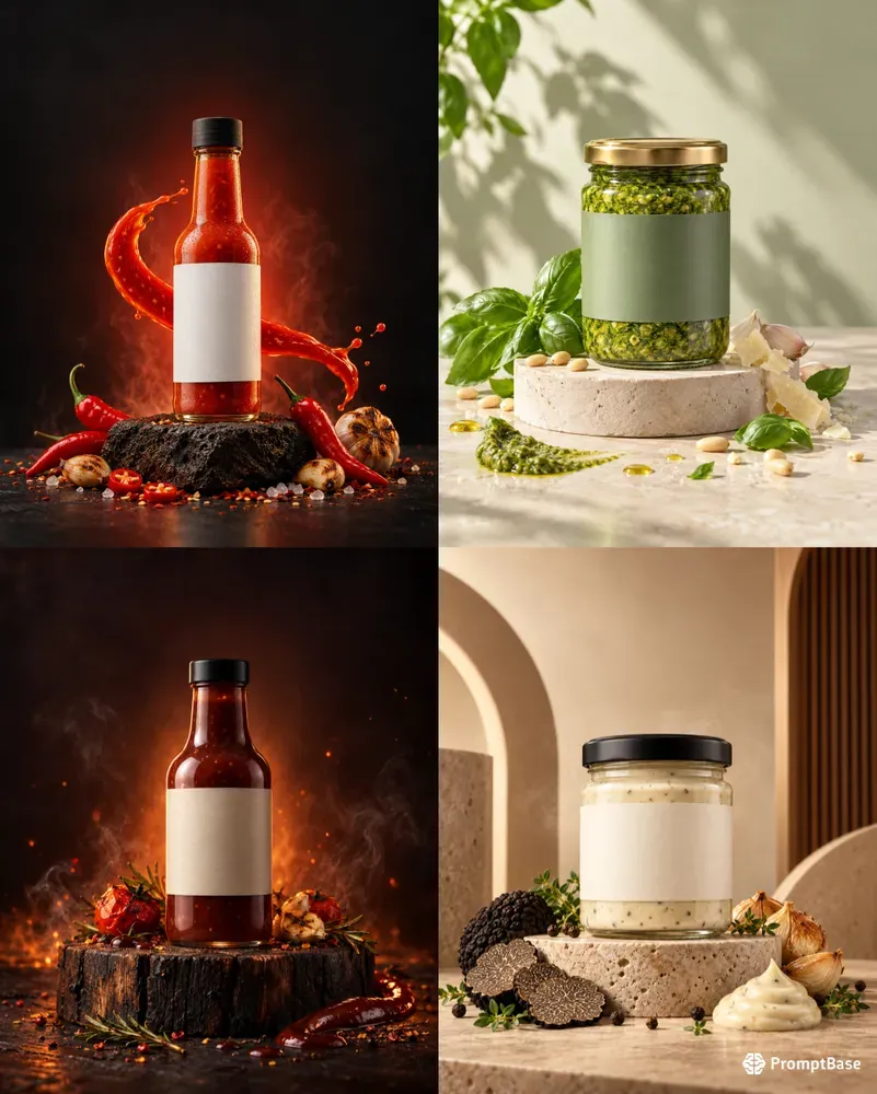 Premium Sauce Advertising Posts