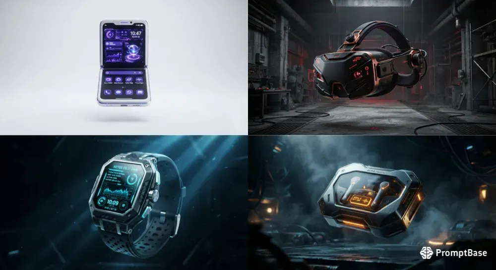 Futuristic Tech Gadget Renders