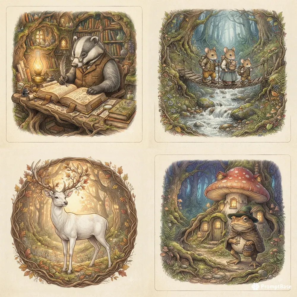 Nostalgic Woodland Folklore