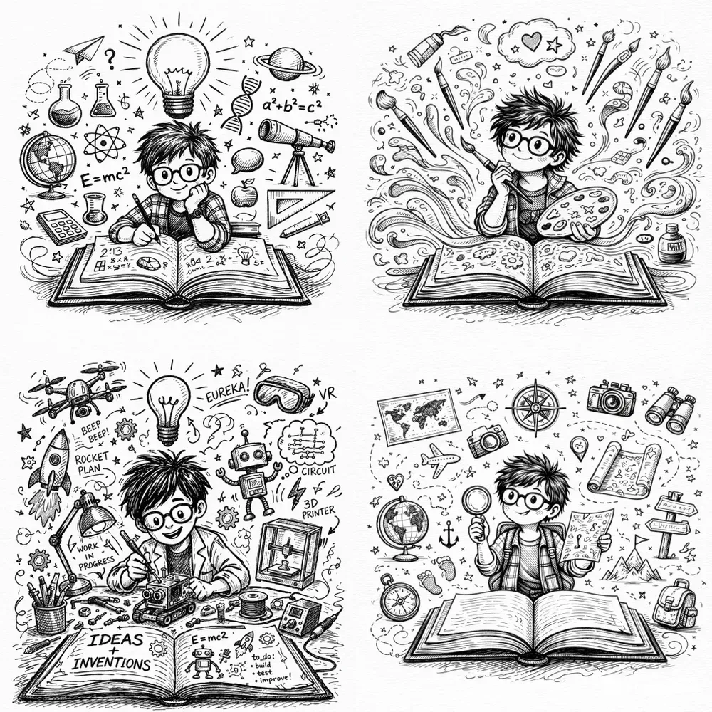 Hand Drawn Doodle Book Ideas Spark Art