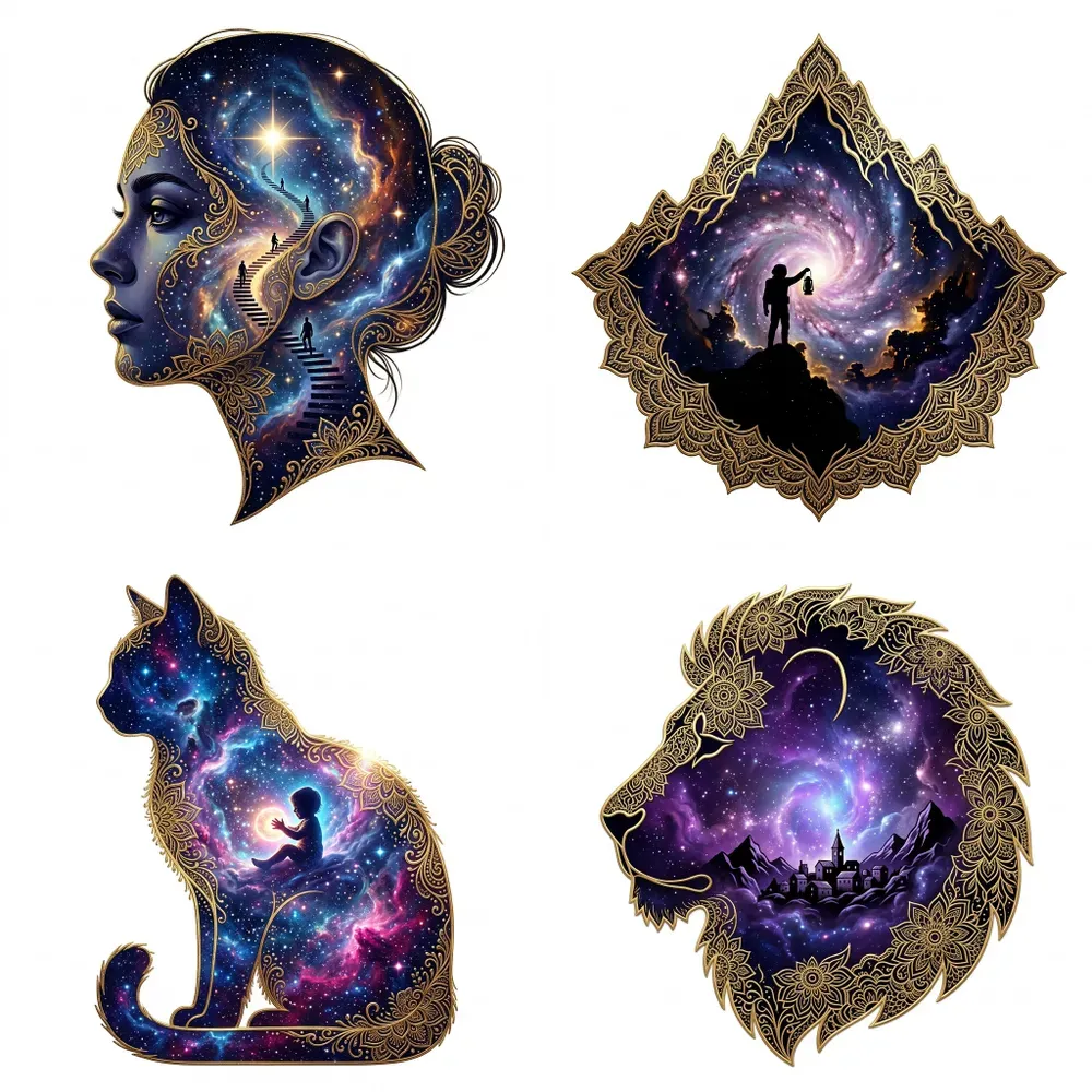 Celestial Silhouette Cosmic Art Makers
