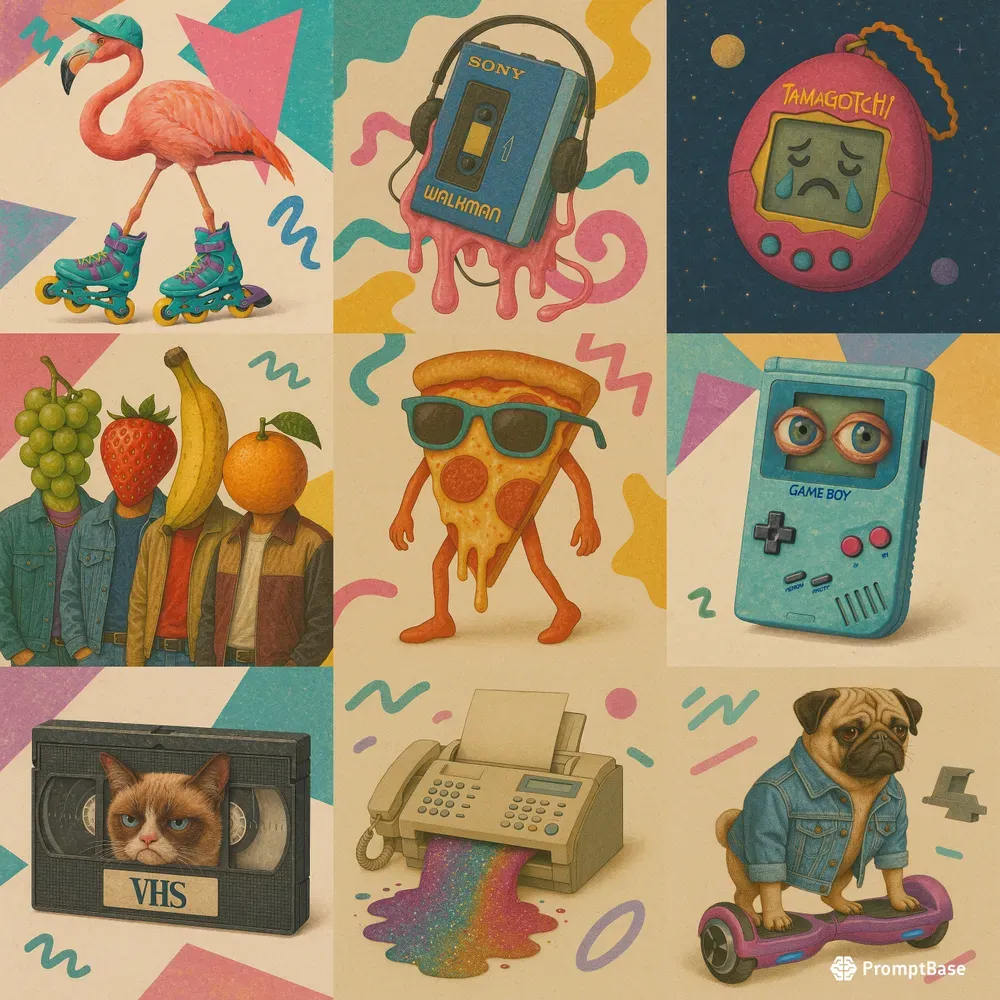Weird 90s Collages