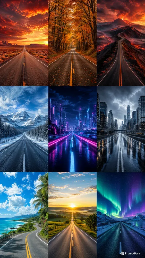 Premium Highway Wallpaper Collections