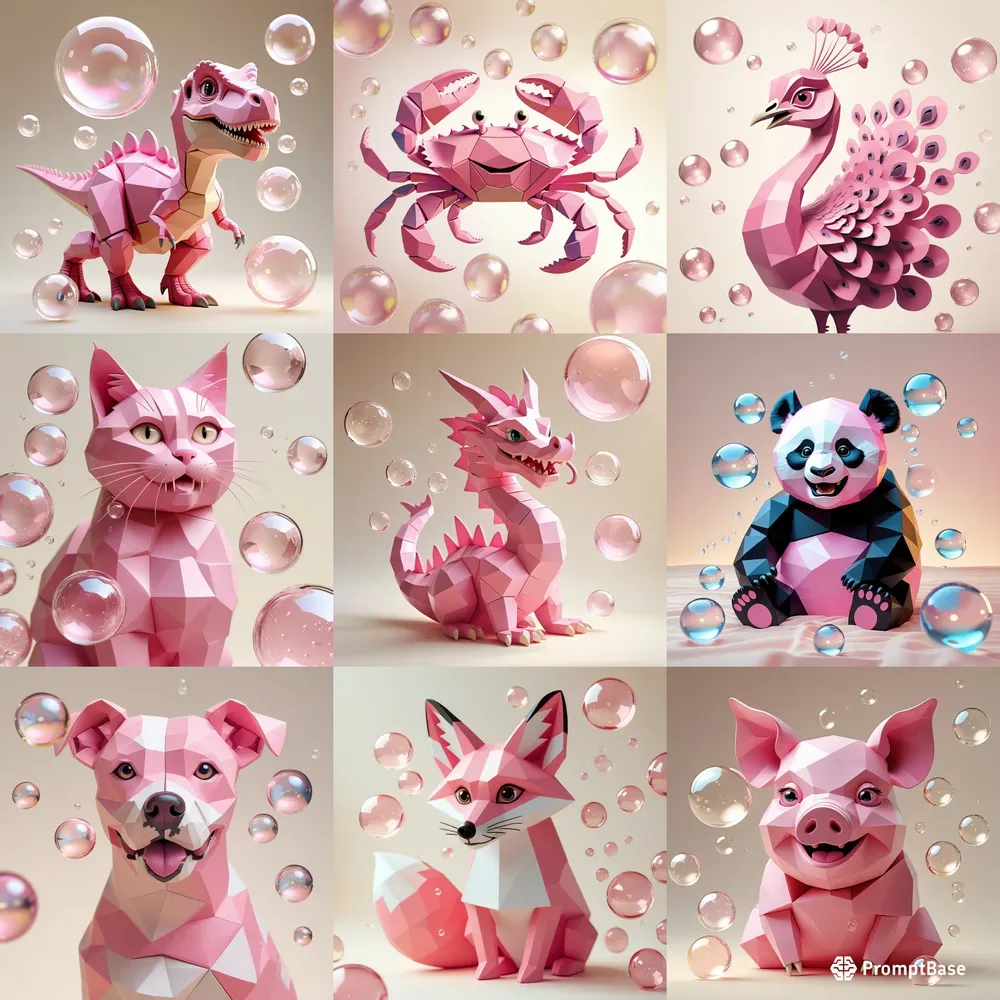 Title: Cubistic Pink In Evoking Fantasy
Plural: Cubistic Pinks In Evoking Fantasies