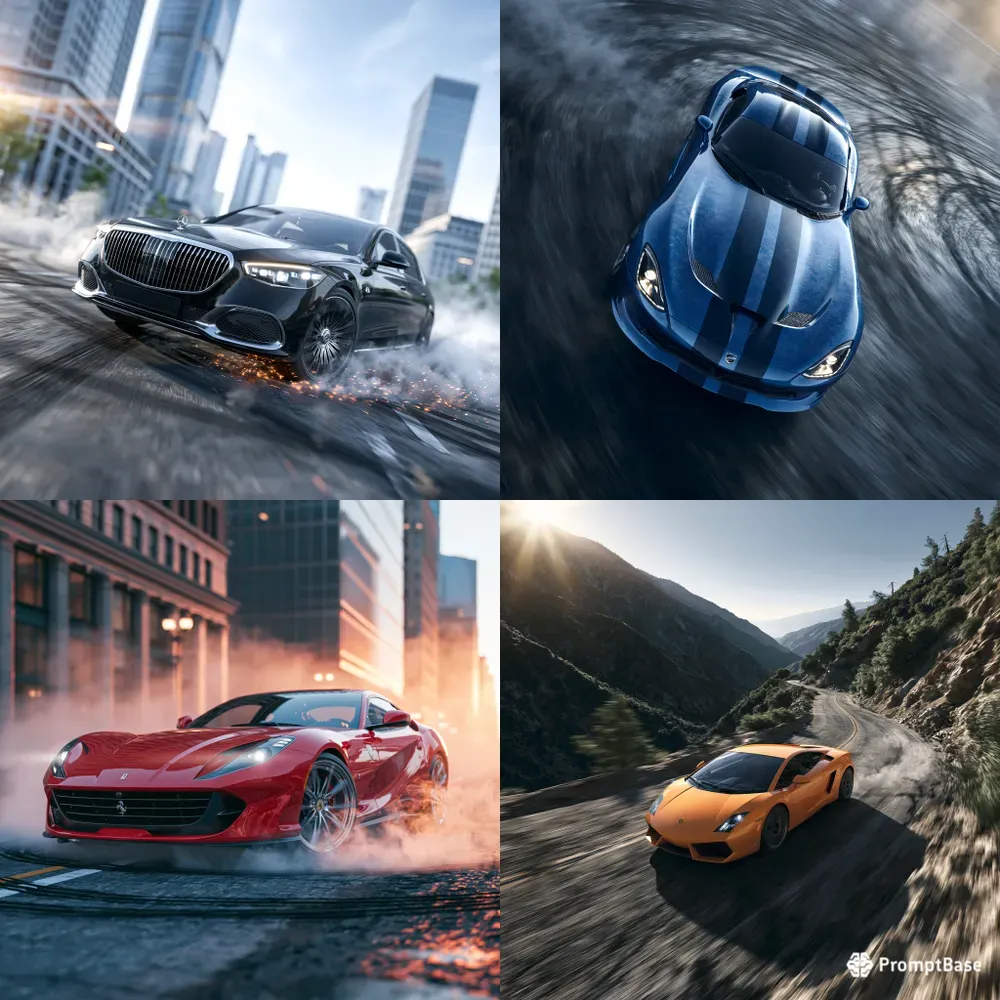 Dynamic Automotive Photography Generator
