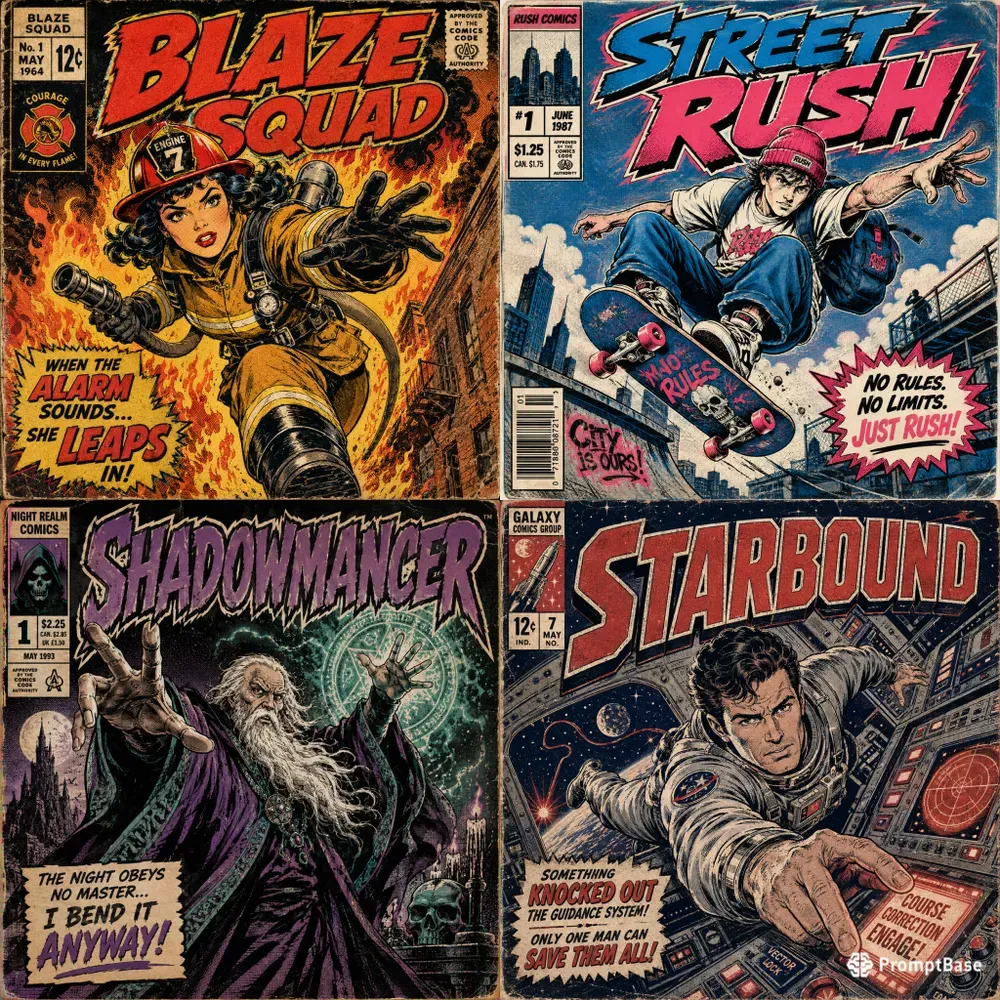 Custom Comic Book Cover Portraits