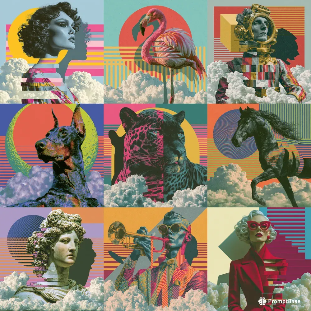 Surreal Pop Collages