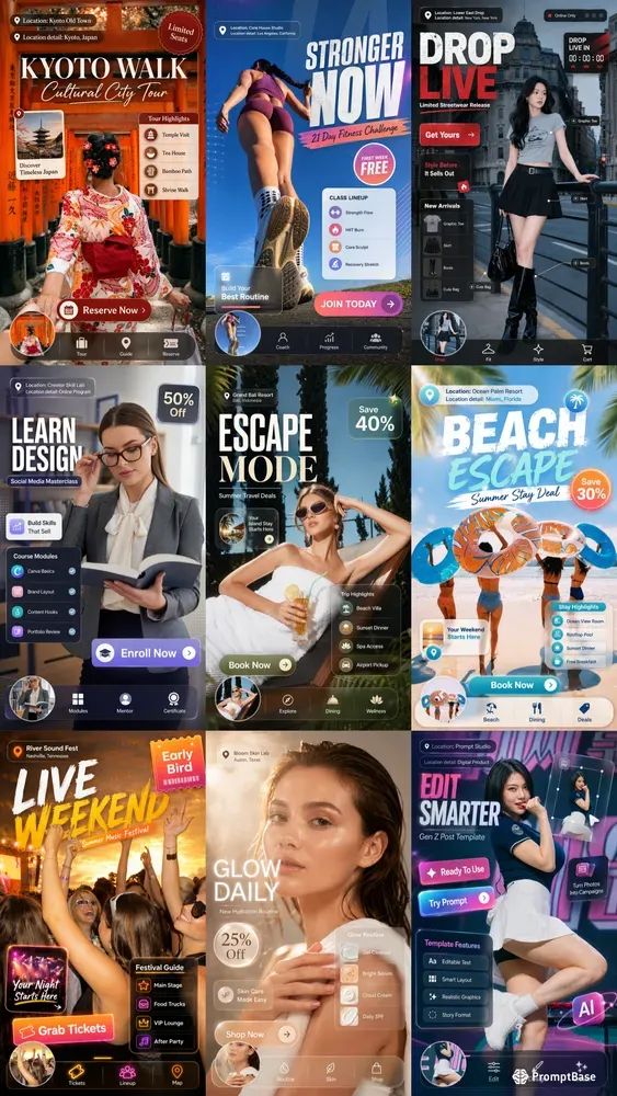 Interactive Gen Z Instagram Post Edits