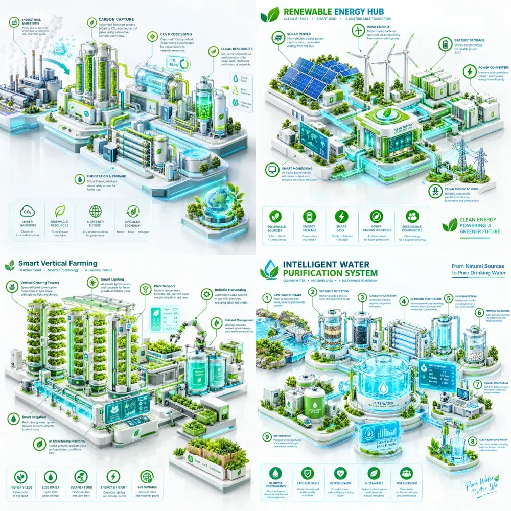 Ecotech Futuristic Green Innovations
