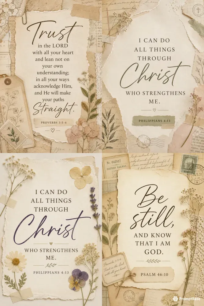 Christian Scripture Wall Art Printables