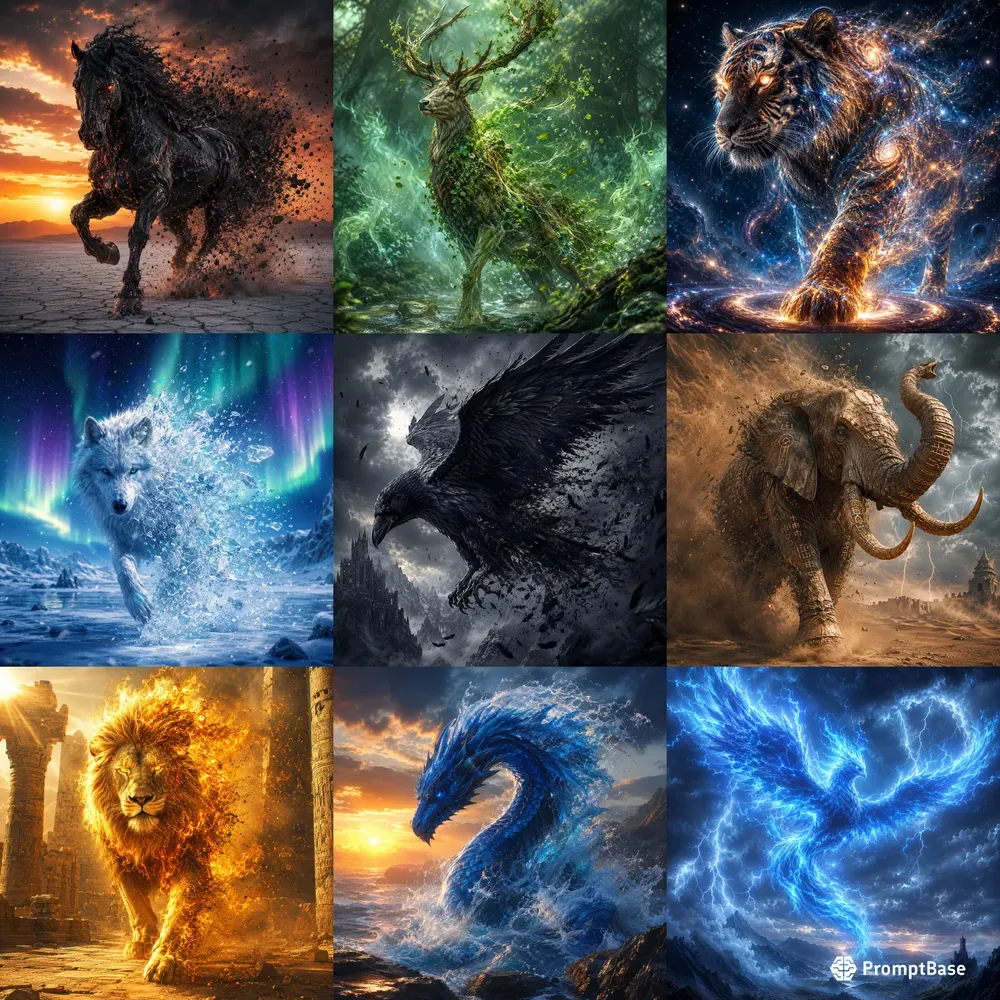 Elemental Dissolving Beasts