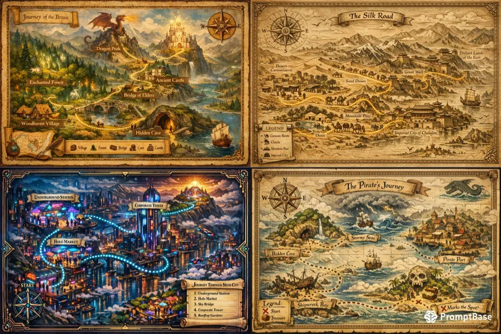 Story Travel Map Generator