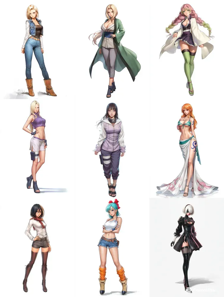 Artgerm Female Anime Characters