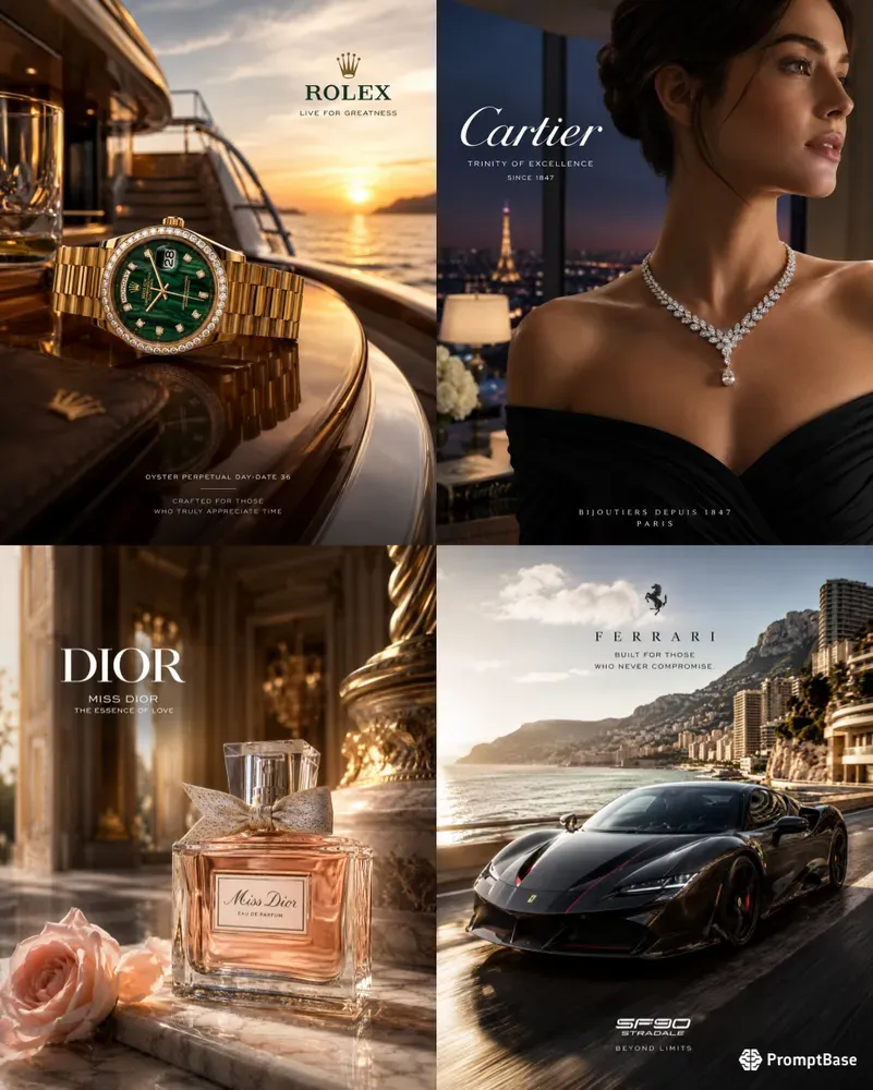 Premium Luxury Product Advertisements
