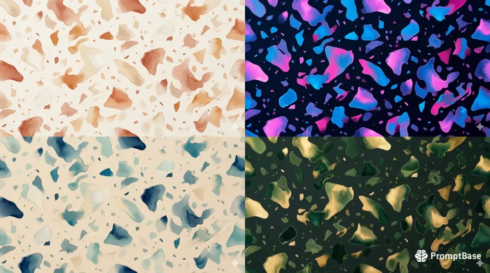 Fluid Terrazzo Pattern Generator