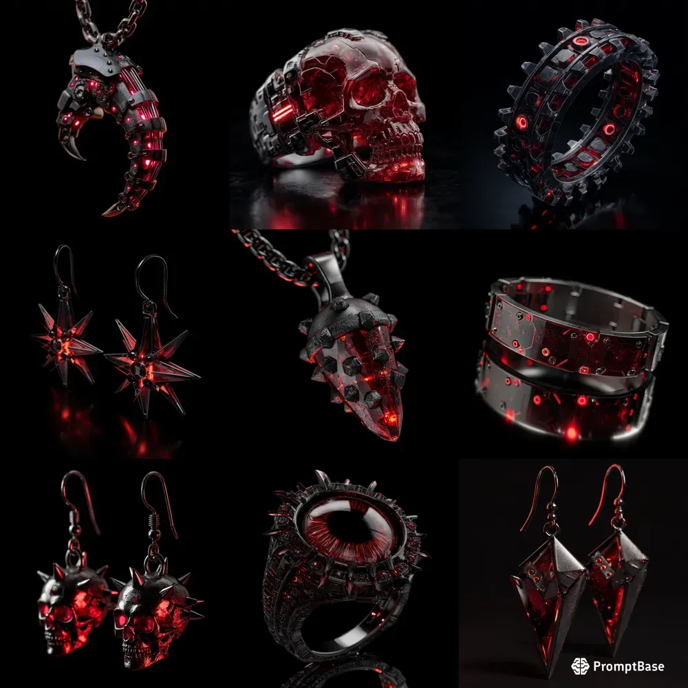 Cyberpunk 2077 Maelstrom Gang Jewelry