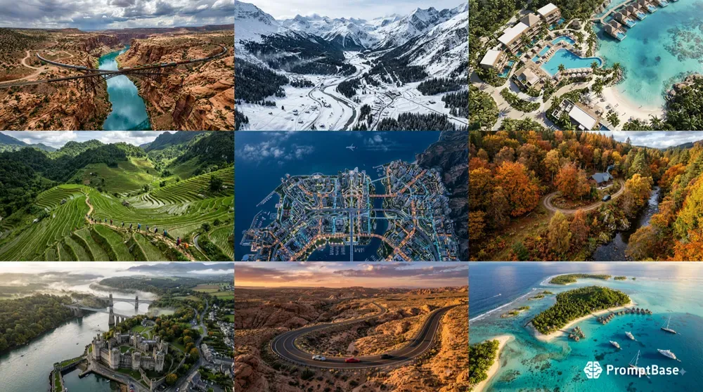 Premium Birds Eye Photo Generator