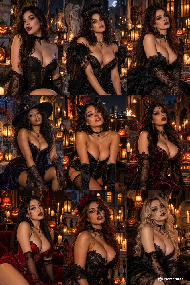 Gothic Halloween Glamour