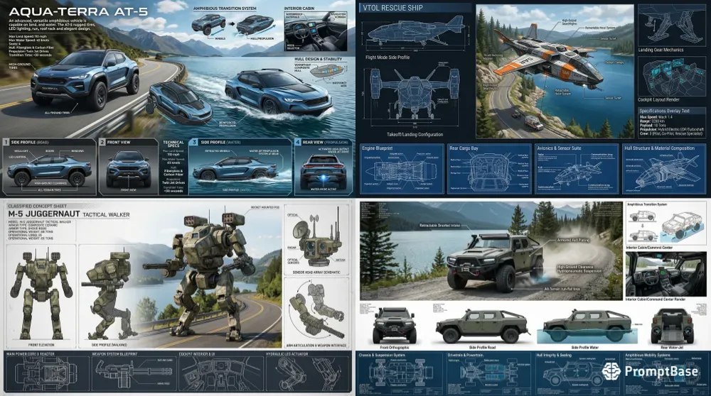 Futuristic Vehicular Robotic Concepts