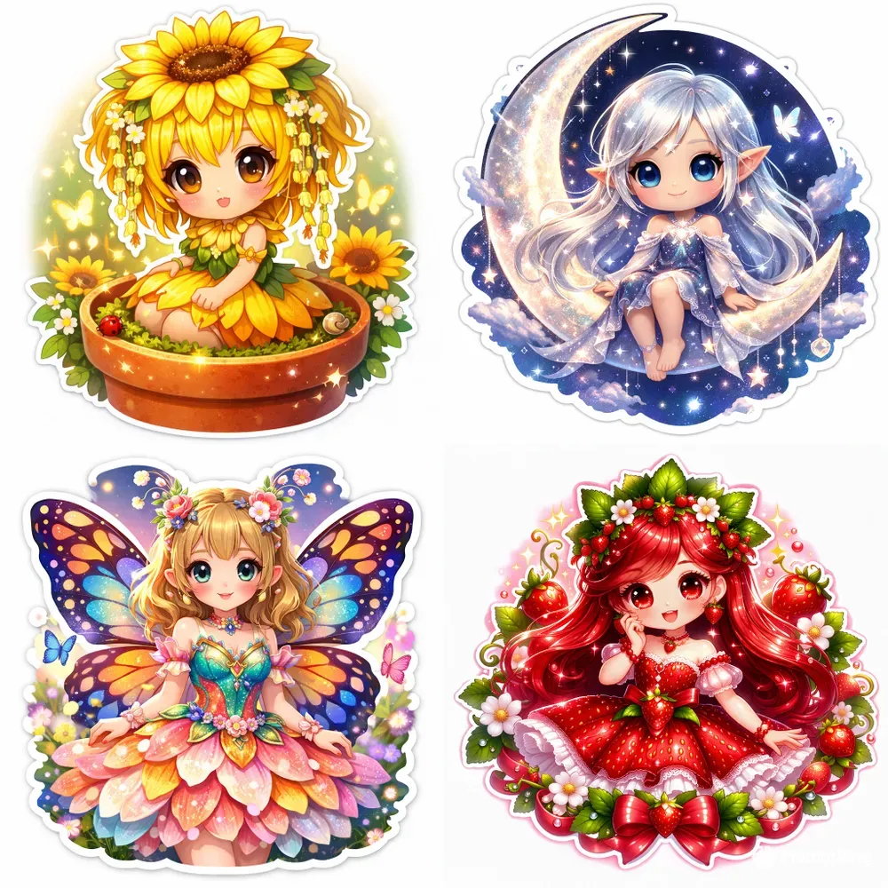 Cute Fantasy Character Floral Dreams