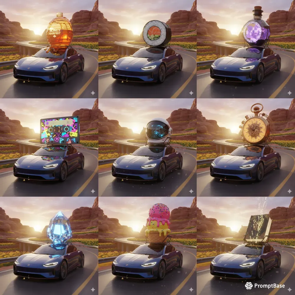 Pro Viral Giant Objects On Cars 3d