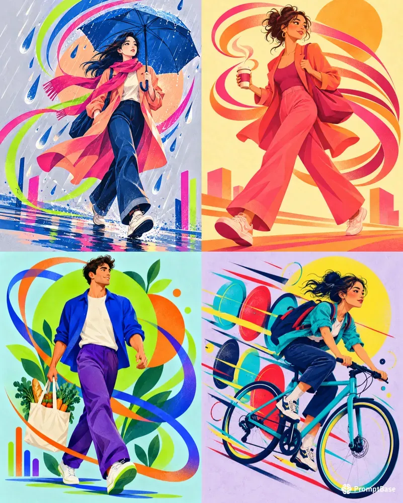 Expressive Dailylife Motion Posters