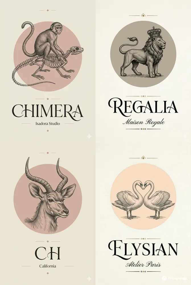 Engraved Elegance Logo Templates