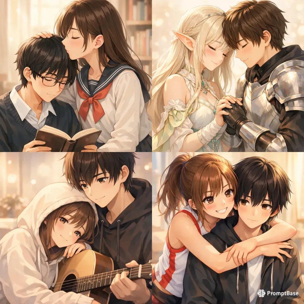 Romantic Anime Couple Scene Packs