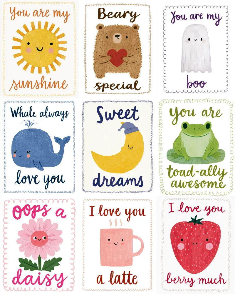Whimsical Storybook Greeting Cards