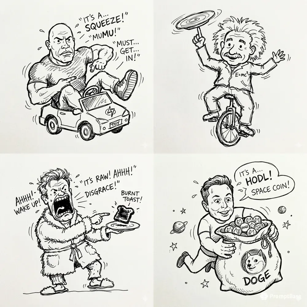 Famous Celebs Messy Pen Doodles