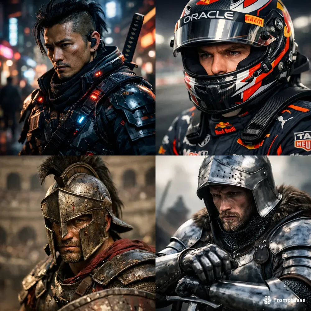 Cinematic Sports Portraits Ultra Details