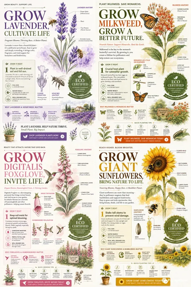 Educational Botanical Posters