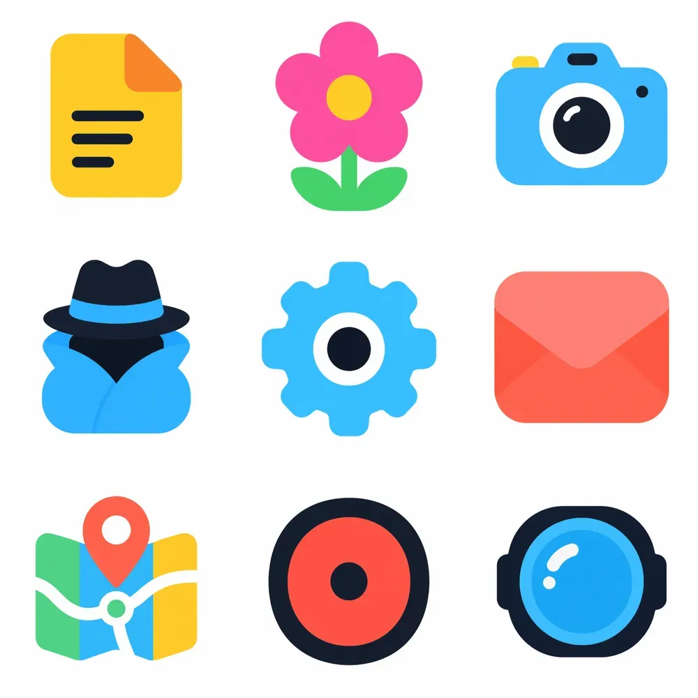 Viral Clean Plump UI Icons