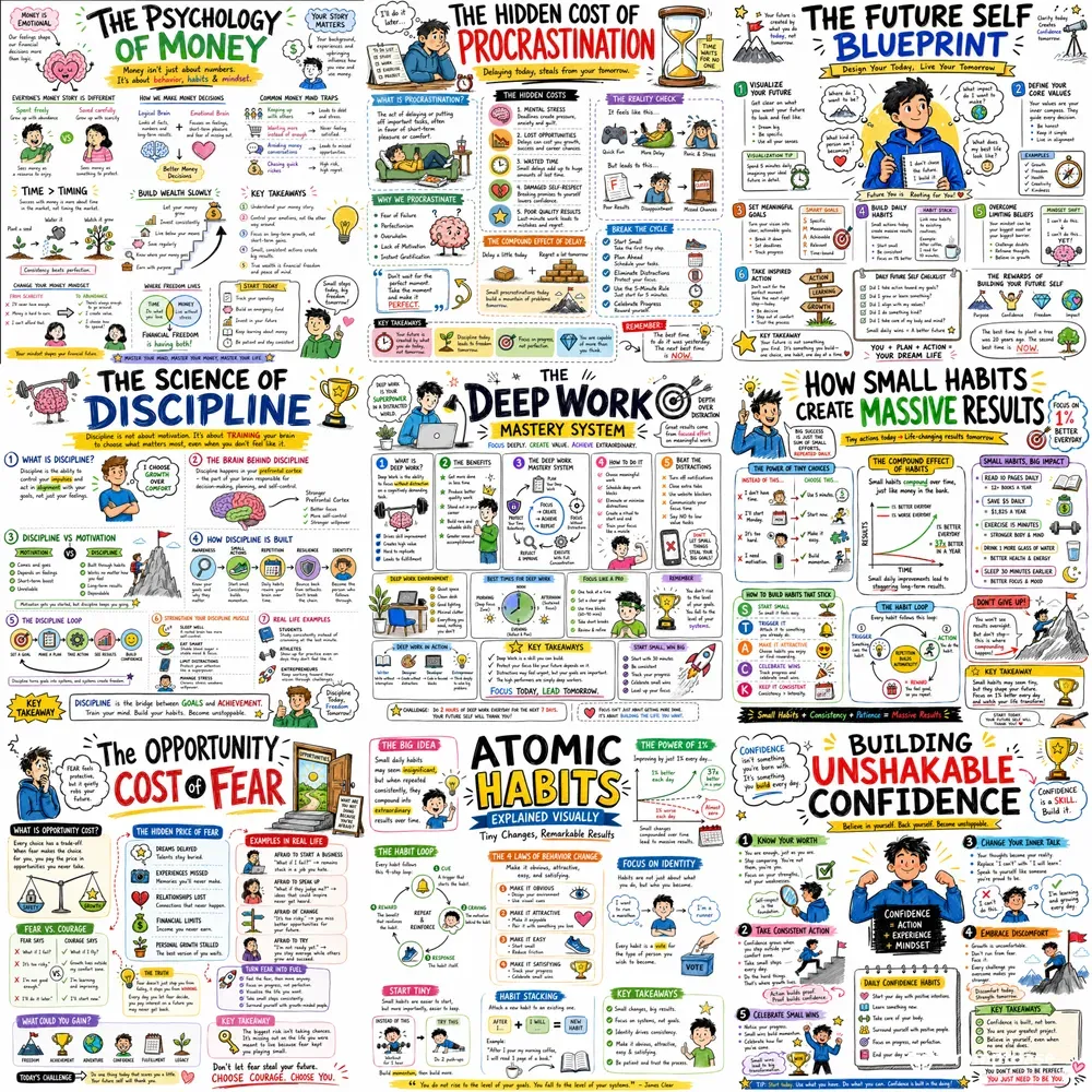 Handdrawn Finance Infographics