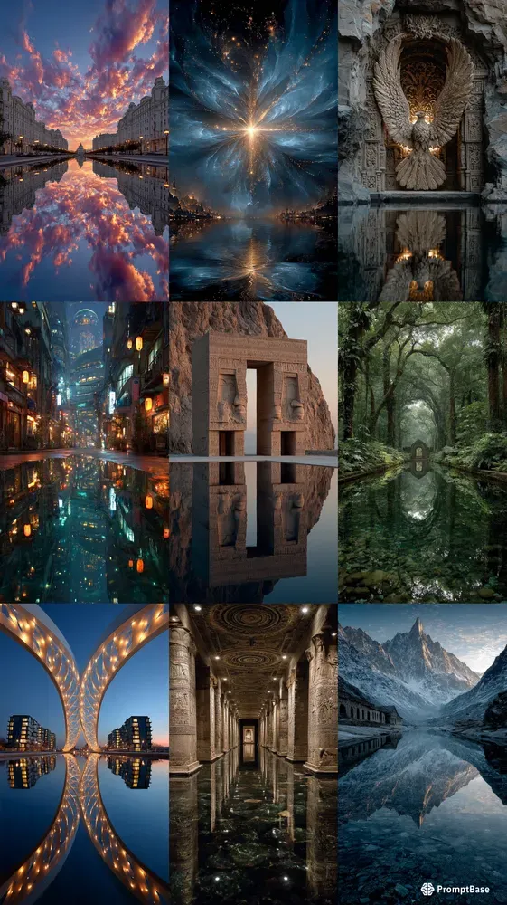 Symmetrical Reflection Art