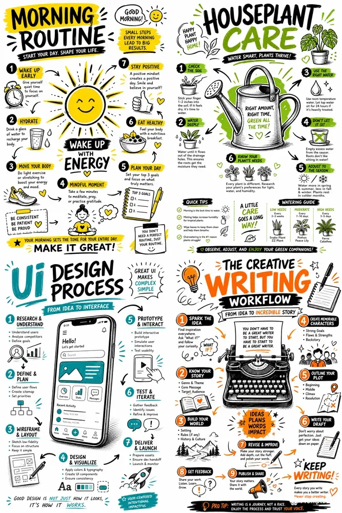 Visual Workflow Infographic Creators