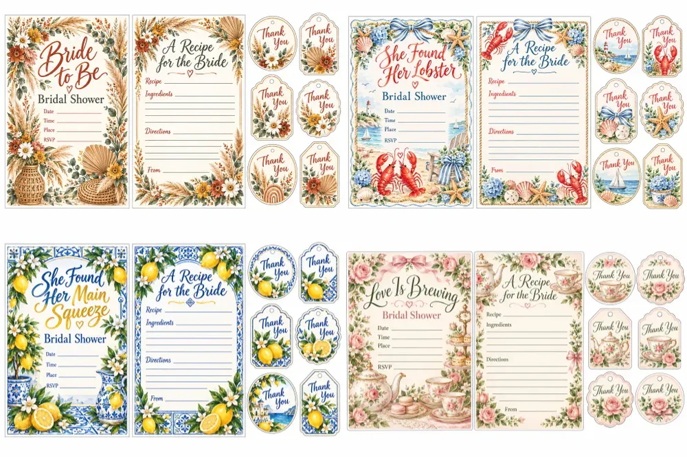 Bridal Shower Invitation Sets