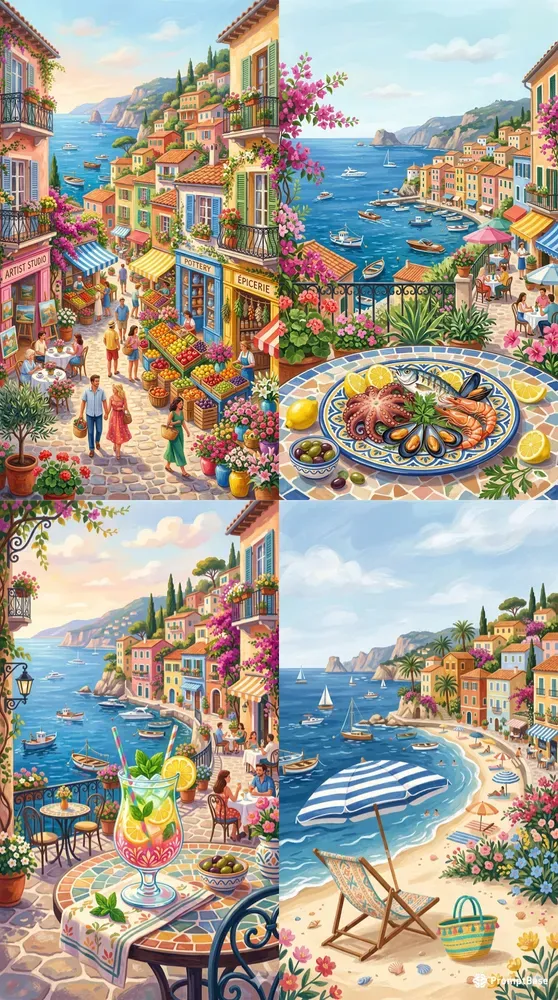 Riviera Lifestyle Illustrations