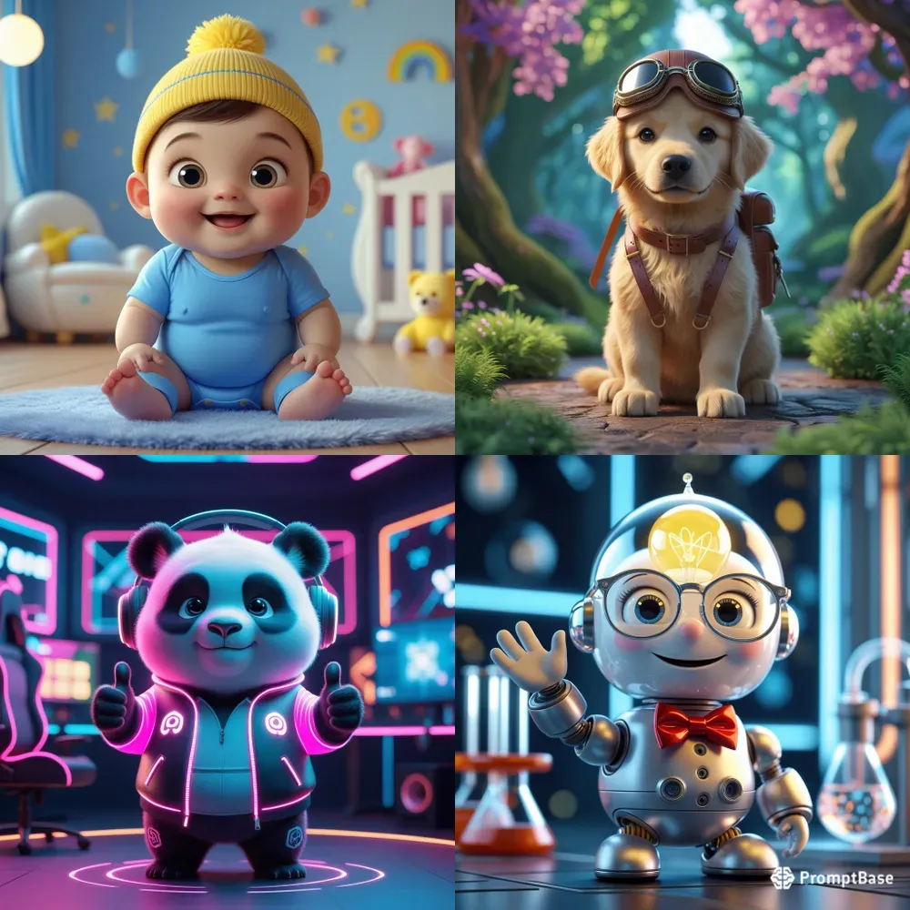Premium 3D Pixarstyle Mascot Creator
