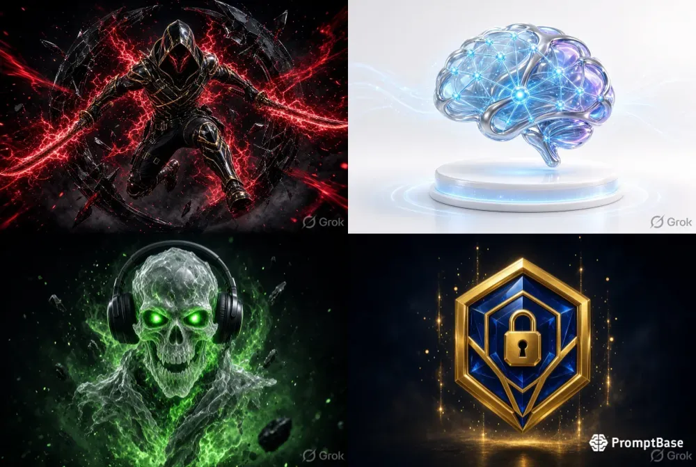 Ultraglossy Cinematic Mascot Logos