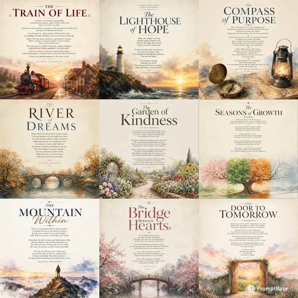 Life Journey Inspirational Posters