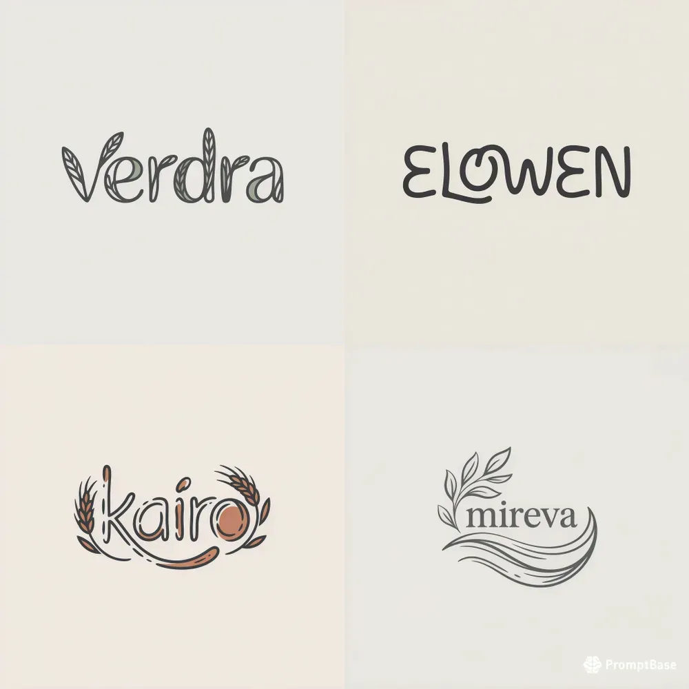 Hand Drawn Organic Logo Makers