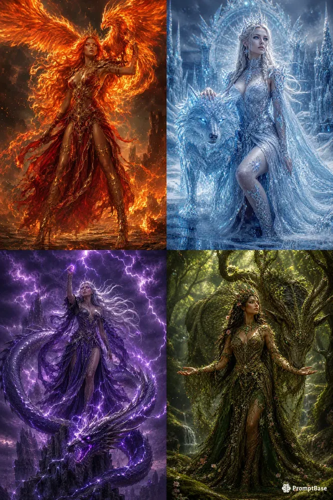 Ethereal Elemental Queens