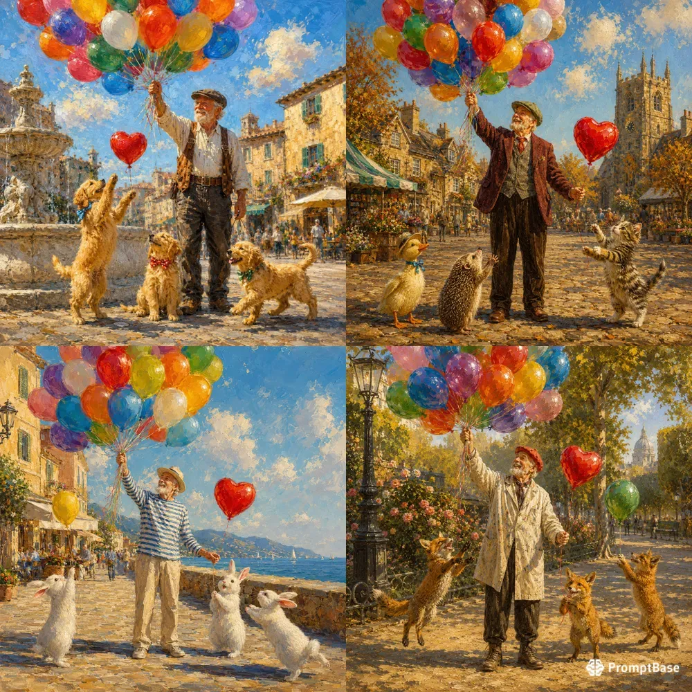 Balloon Man Friends