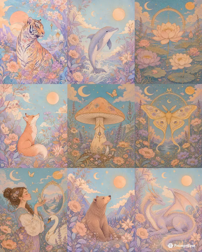 Pastel Dreamscape Generator