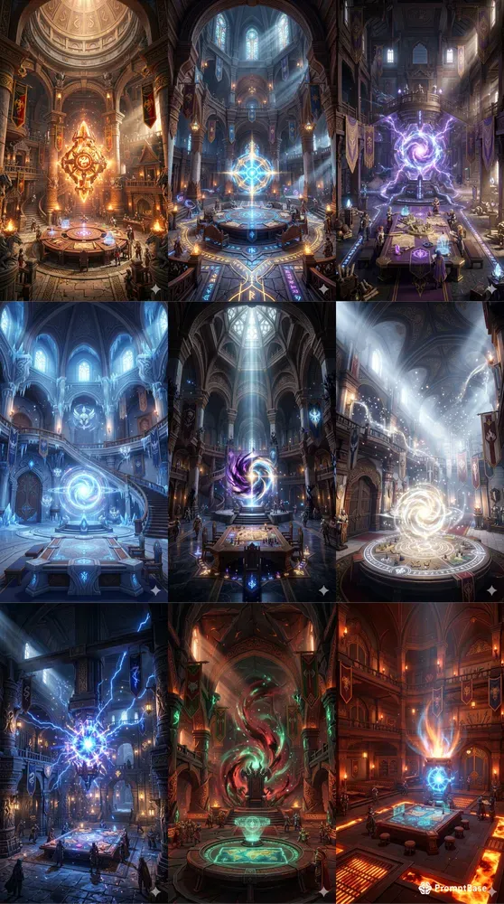 3D RPG Guild Hall Generator
