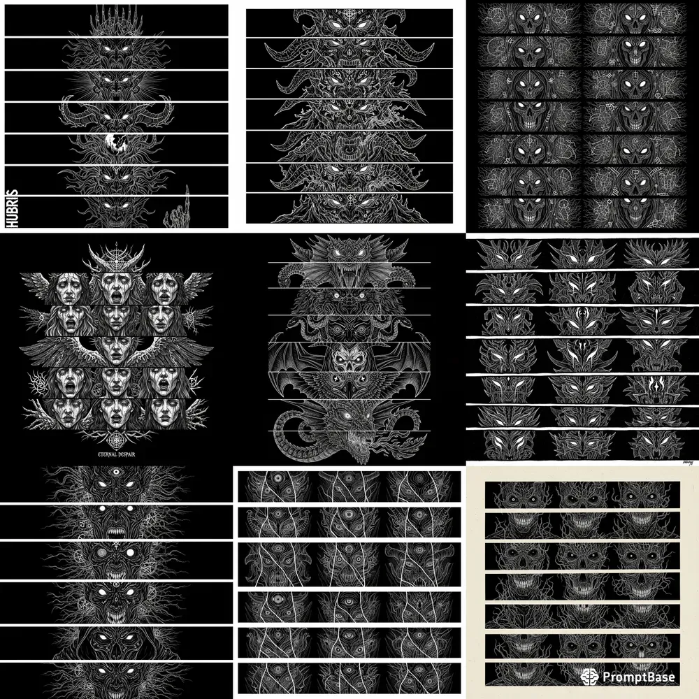 Sins Rendered In Stark White