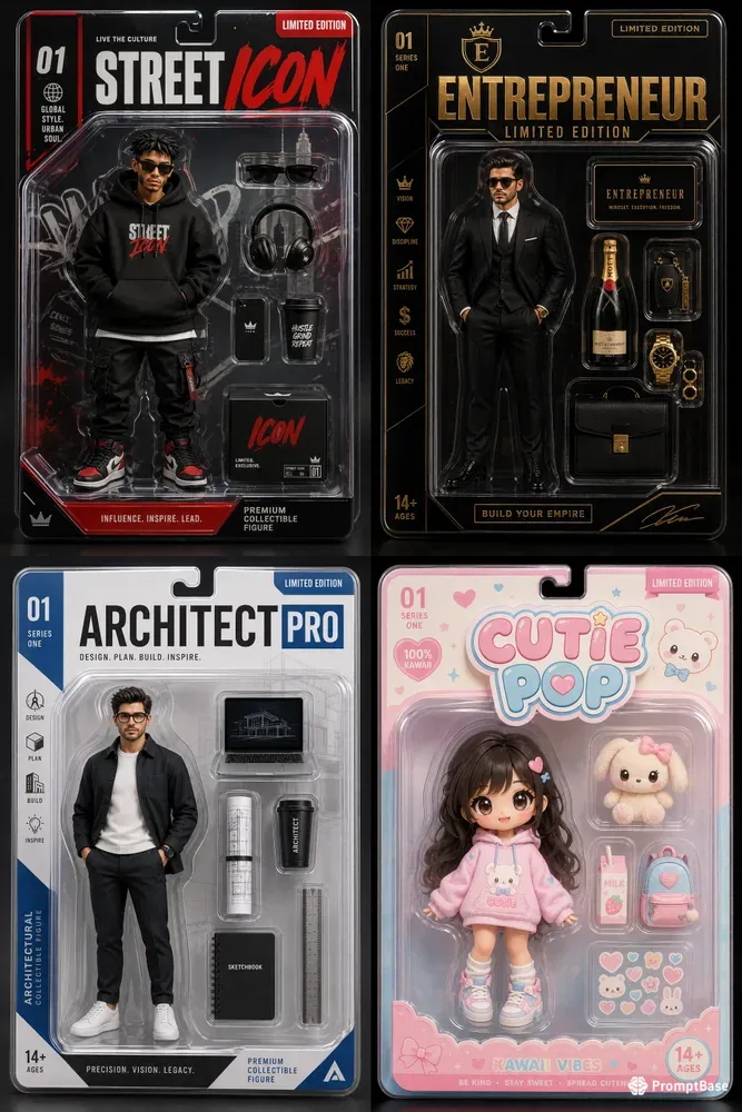 Collectible Toy Packaging Generator