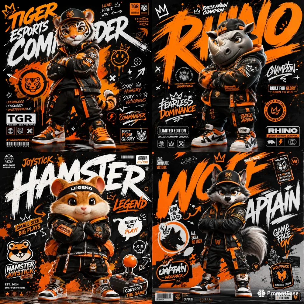 Street Mascot Poster Packs