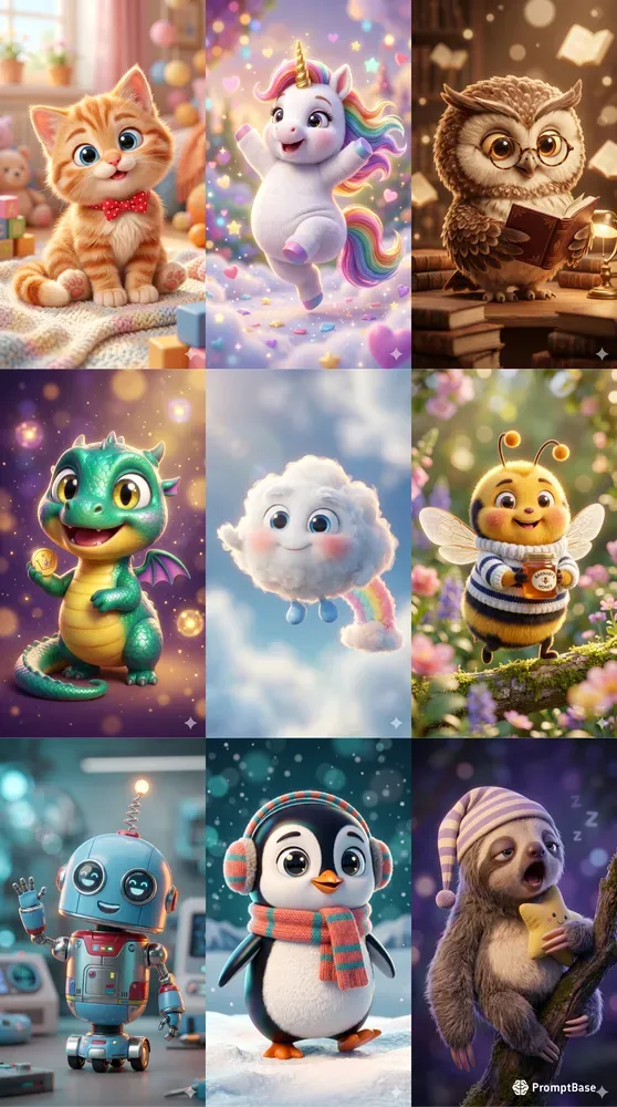 Premium 3D Childrens Characters